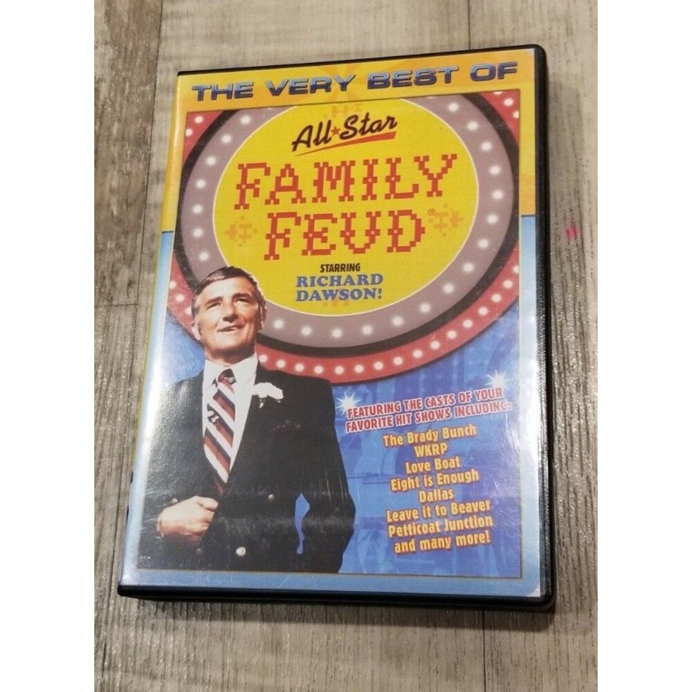 The Very Best of All-Star Family Feud DVD, 2-disc Set VG Fast Shipping Game Show